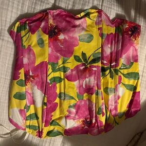 Favorite Daughter Camellia Top in Pink and Yellow